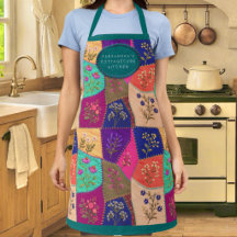 Cottagecore Floral Stitched Patchwork Embroidered