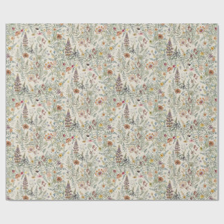 Cottagecore Floral Wildflower Wrapping Paper