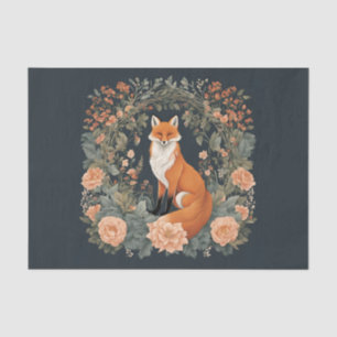 Cottagecore Fox Decoupage Tissue Paper