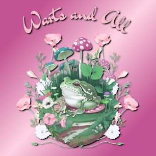 Cottagecore Frog Mushrooms Warts and All T-Shirt