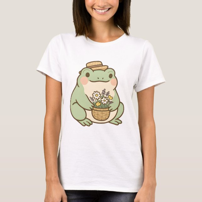Cottagecore Frog T-Shirt (Front)