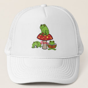 Cottagecore Frogs Thunder_Cove Trucker Hat