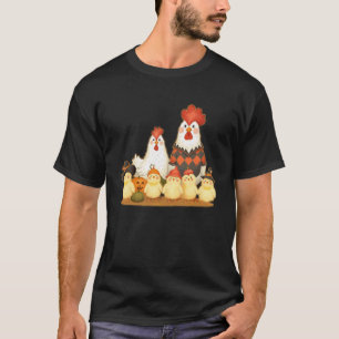 Cottagecore Halloween Chicken Family Costumes for T-Shirt