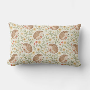 Cottagecore Hedgehog Lumbar Cushion