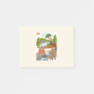 Cottagecore Jungle Animals Post-it Notes - Cute Sa