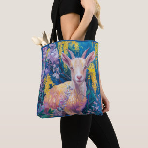 Cottagecore Lucky Capricorn December January Tote Bag