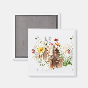 Cottagecore Lucky Capricorn Magnet 
