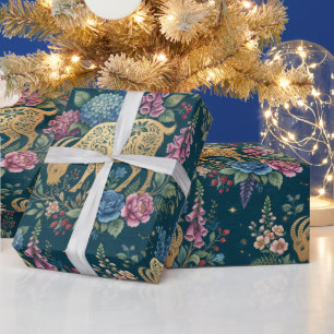 Cottagecore Lucky Capricorn Wrapping Paper