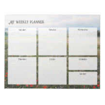 Cottagecore meadow Weekly Planner