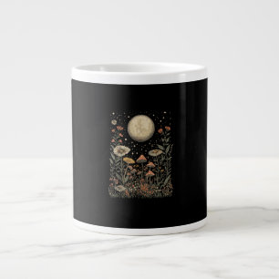 Cottagecore Moon Mushroom Moonphase Goblincore Large Coffee Mug