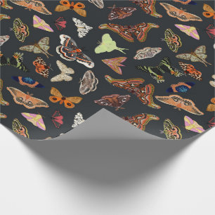 Cottagecore Moth dark cottagecore Wrapping Paper