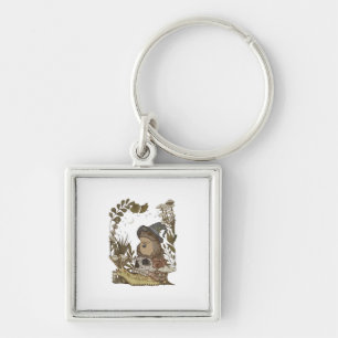 Cottagecore Mushroom Botanical Witchy Frog Goblinc Key Ring