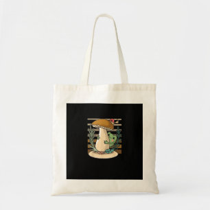 Cottagecore Mushroom Forest Toad Goblincore Mycolo Tote Bag