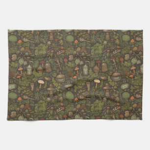 Cottagecore Mushroom Kitchen Towels