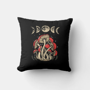 Cottagecore Mushrooms Academia Goblincore Aestheti Cushion