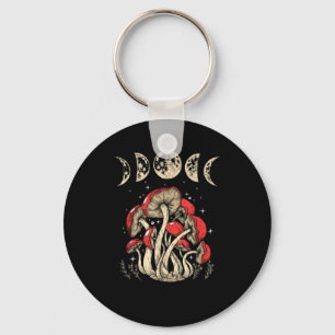 Cottagecore Mushrooms Academia Goblincore Aestheti Key Ring