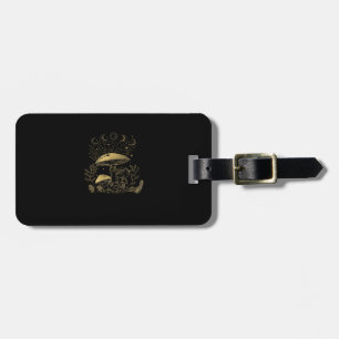 Cottagecore Mushrooms Fungi Goblincore Aesthetic Luggage Tag