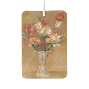 Cottagecore Renoir Floral Vintage Tulip Art Car Air Freshener