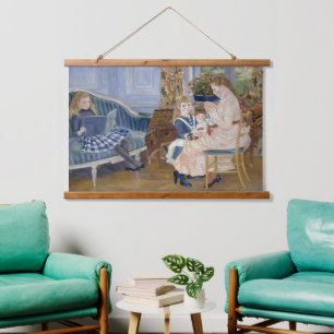 Cottagecore Renoir Pastoral Childhood Scene Hanging Tapestry