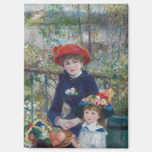 Cottagecore Renoir Sisters Garden Landscape Magnet