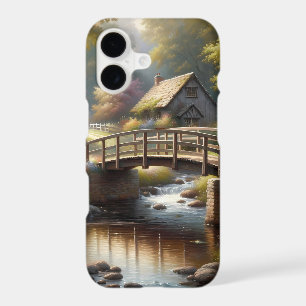 Cottagecore Spring Bridge Cottage Scene