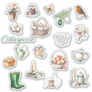 Cottagecore Stickers Journal Stickers