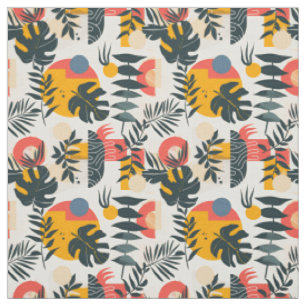 Cottagecore Summer Fruit Pattern Fabric