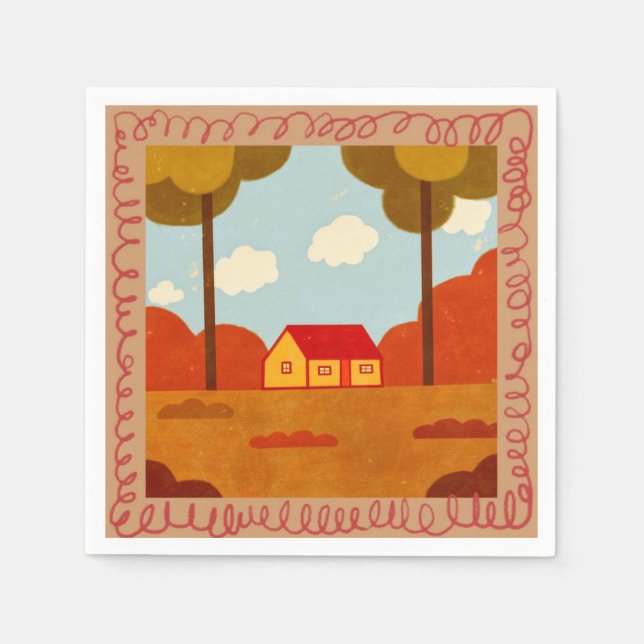 cottagecore summer nappies napkin (Front)