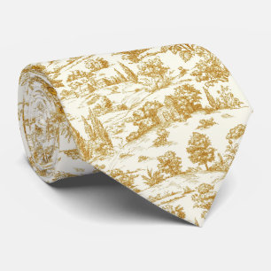Cottagecore Sunflower Countryside Toile (3) Tie