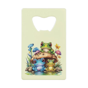 Cottagecore Toadstool Mushroom and Frog