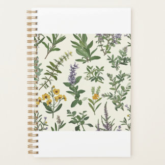 Cottagecore Vintage Botanical  Planner