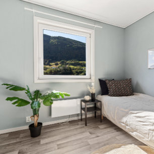 Cottagecore watercolor flowers grey pattern  decorative cushion