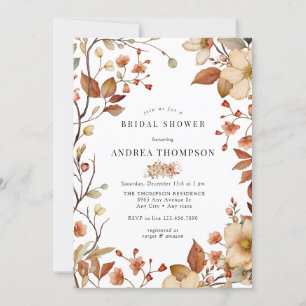 Cottagecore   Wildflower Bridal Shower Invitation