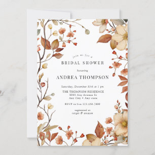 Cottagecore   Wildflower Bridal Shower Invitation