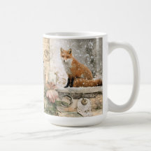 Cottagecore Winter Fox Scrapbook Custom