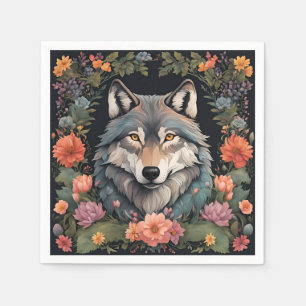 Cottagecore Wolf Napkin