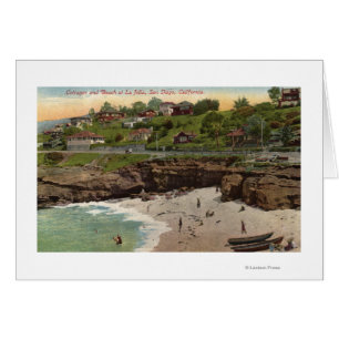 Cottages and Beach at La Jolla