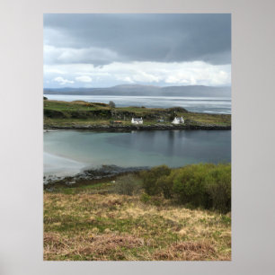 Cottages on the Isle of Jura in Scotland Poster