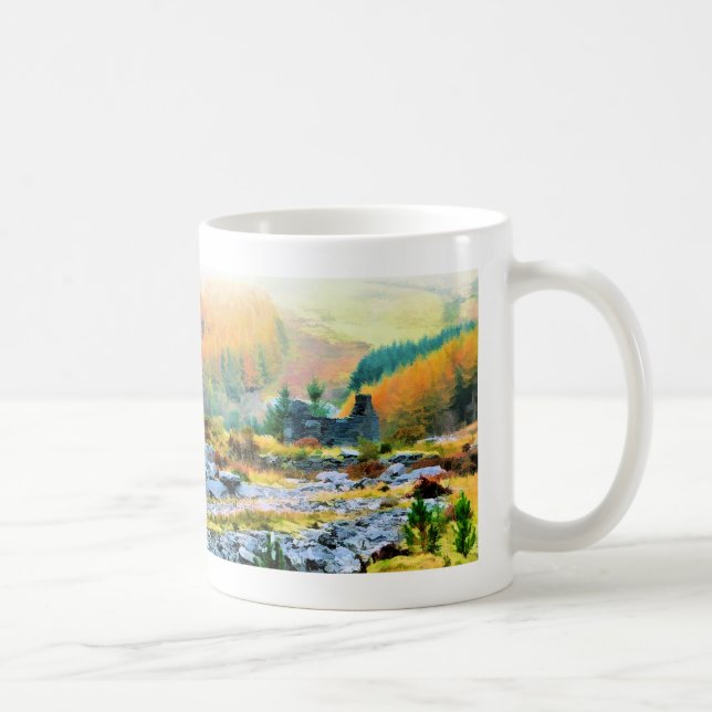 COTTAGES WALES COFFEE MUG (Right)