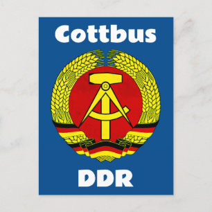 Cottbus, DDR - Deutsche Demokratische Republik Postcard