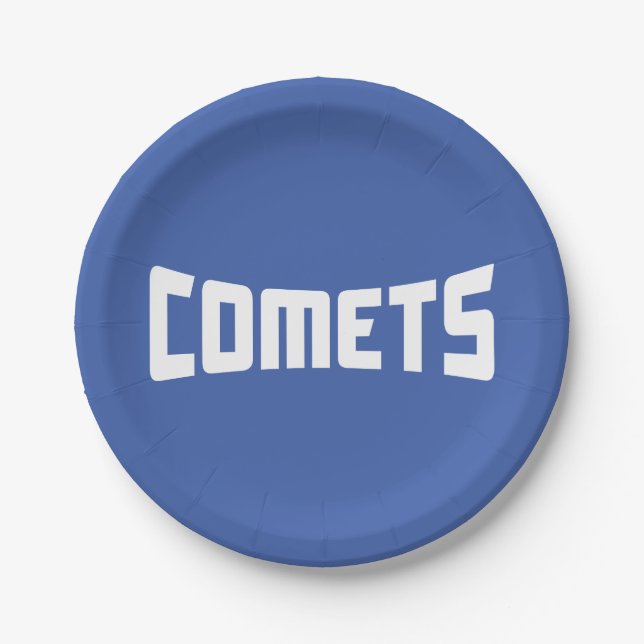 Cottey College Comets Paper Plate (Front)
