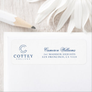 Cottey College Return Address Label