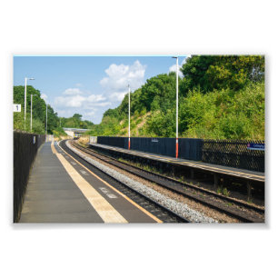 Cottingley Railway Station, Leeds Photo Print