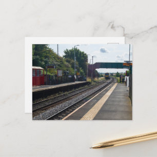 Cottingley Railway Station, Leeds Postcard