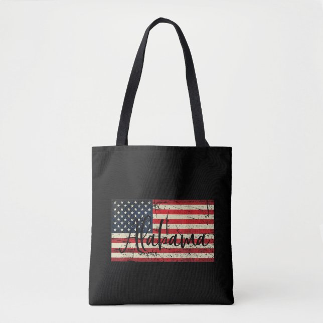 Cotton Alabama Tote Bags (Front)