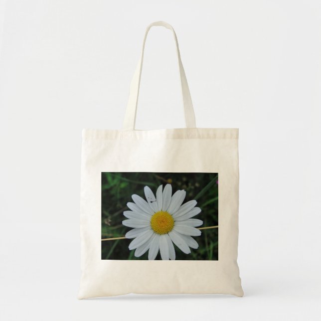cotton bag white margerite (Front)