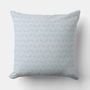 Cotton Blue Ditsy Floral Nursery Cushion