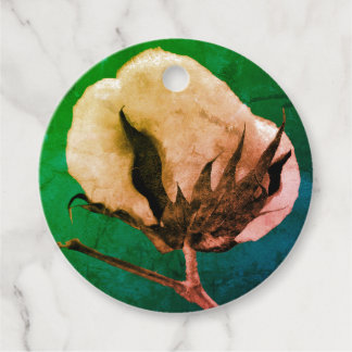 Cotton Boll Favour Tags