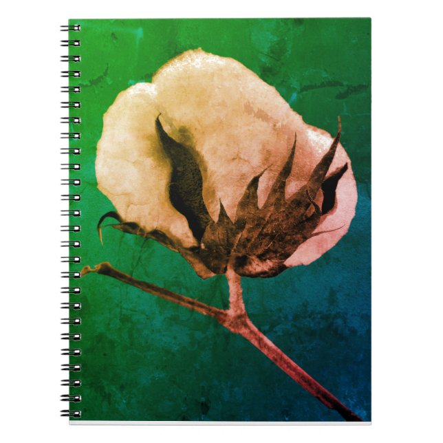 Cotton Boll Notebook (Front)
