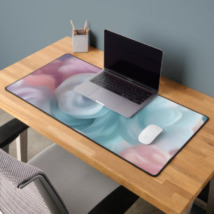 Cotton Candy Abstract Desk Mat